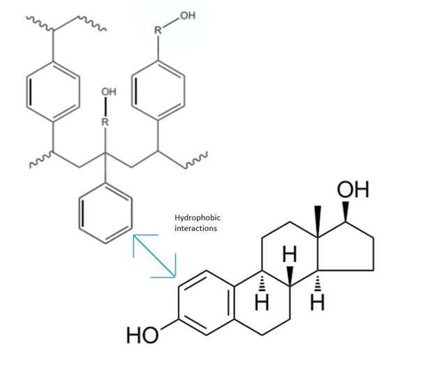 ABN sorbent  and Estradiol overlay
