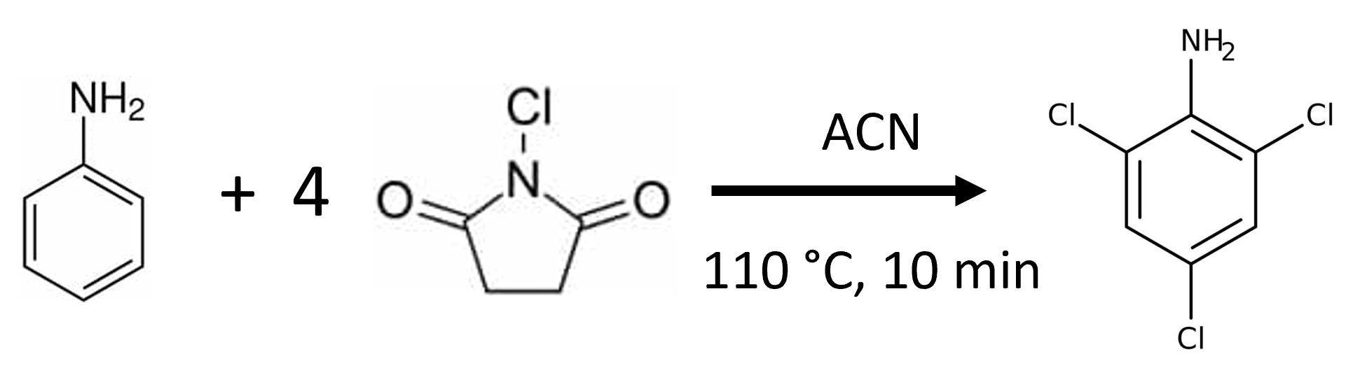 Aniline+NCS reaction