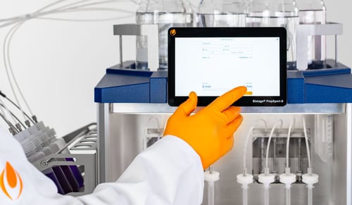 Figure 2. Biotage® PrepXpert-8 features an intuitive touchscreen interface