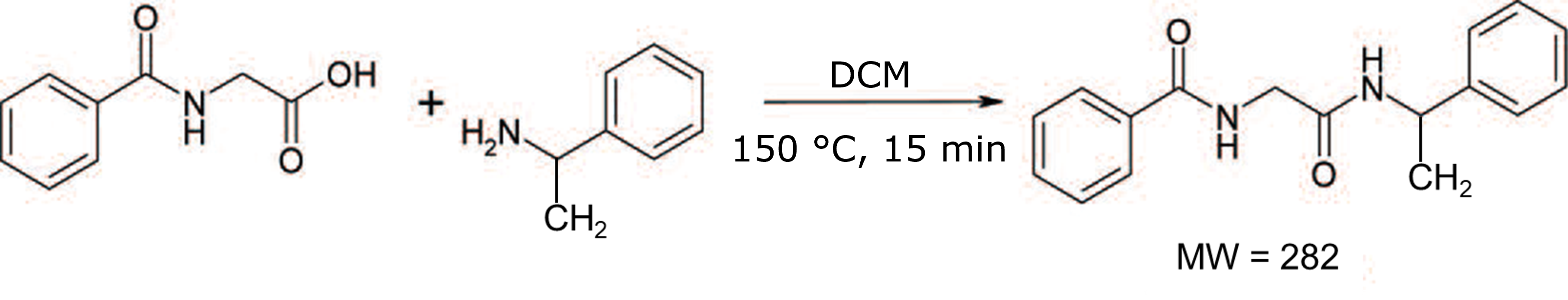 HA+aMBA rxn DCM 150C 15 min