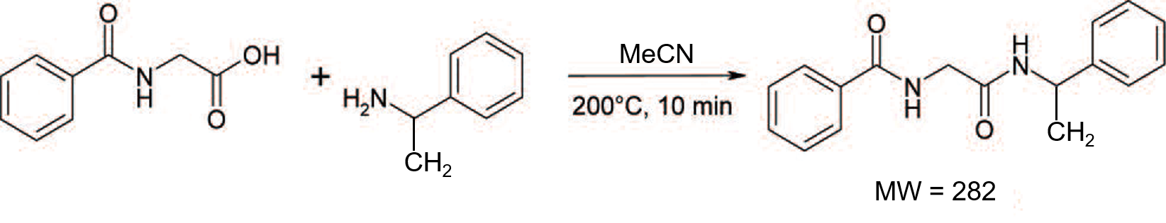 Hipp acid + aMBA RxN in ACN