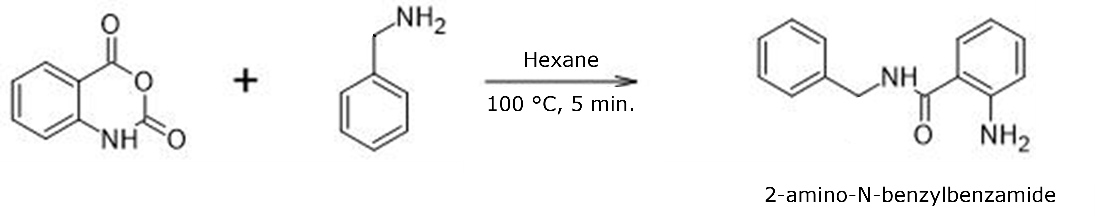 IA+BA reaction 100C, 5 min hexane