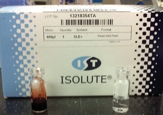 biotage-an813-figure2-fortified-whole-blood-sample-subsequent-extracted-cannabinoids-MTBE-prior-dry-down