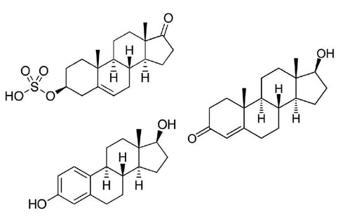 biotage-an890-figure1-structures-of-dheas-estradiol-testosterone
