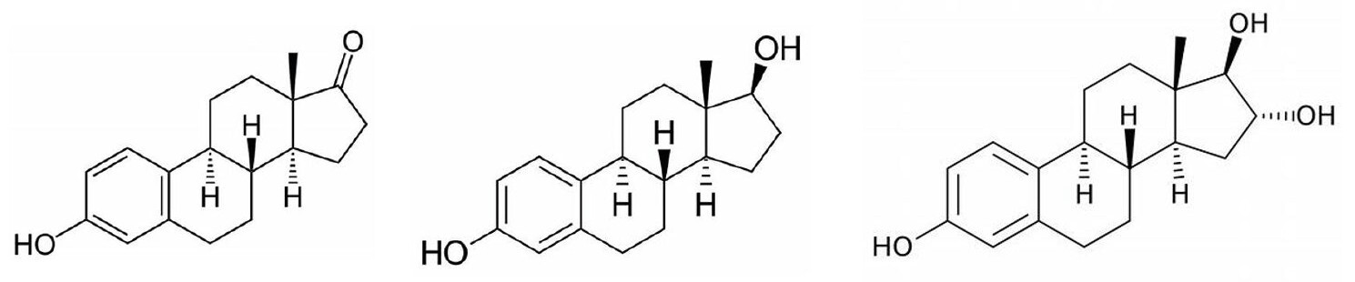 biotage-an933-figure1-structures-of-estrone-e1-estradiol-e2-and-estriol-e3