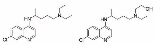 biotage-an936-figure1-structures-of-chloroquine-cq-hydroxychloroquine-hcq