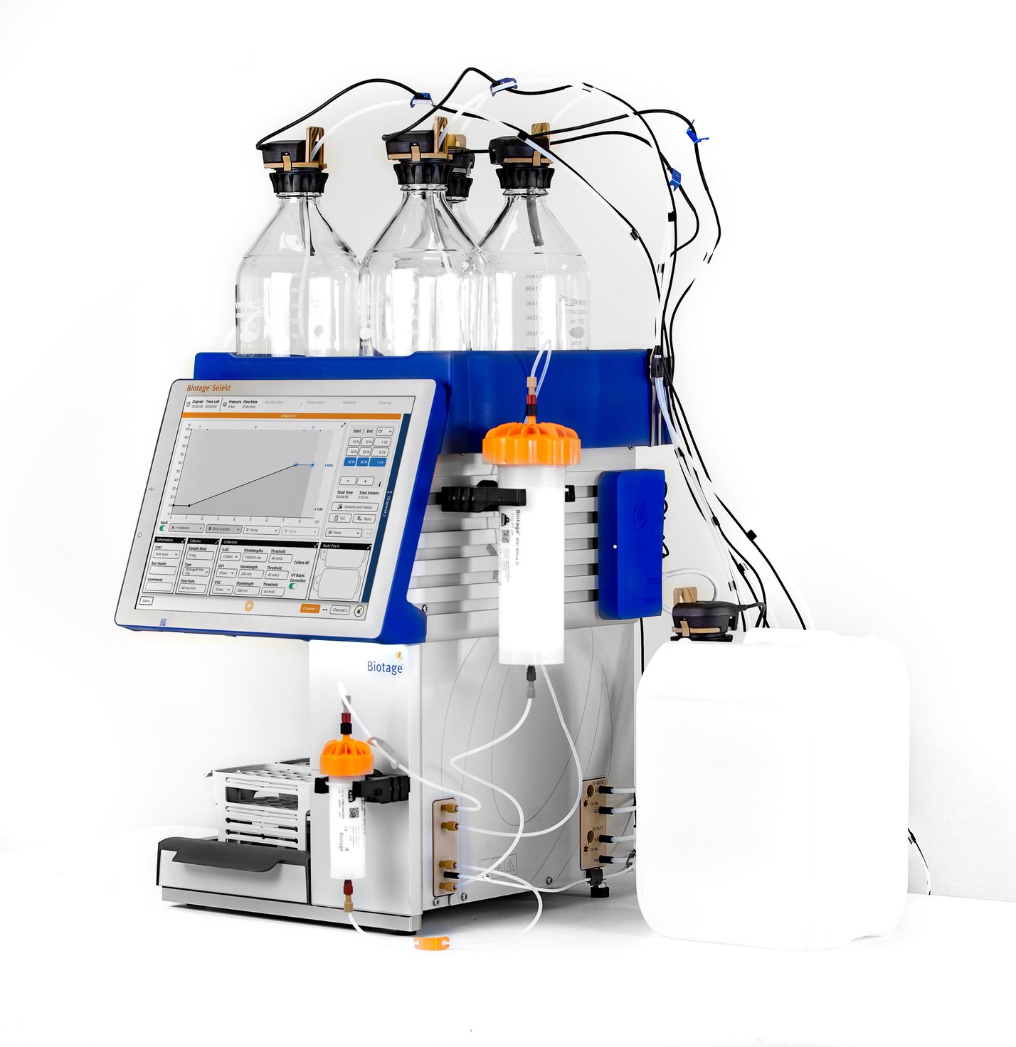 Real-time solvent and waste monitoring for flash chromatography | Biotage