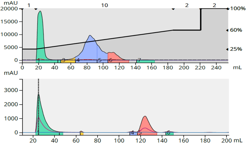 Benzylamine 102 mg purification and F4 analysis-1-4