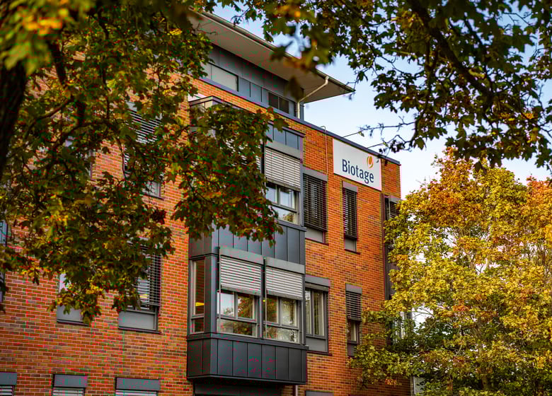 stock-photo-Biotage-Uppsala-office-building-north-south-biotage-sign
