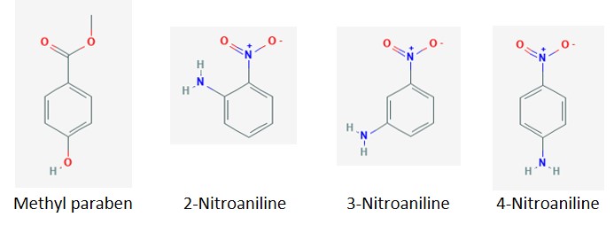 Nitroanilie structures